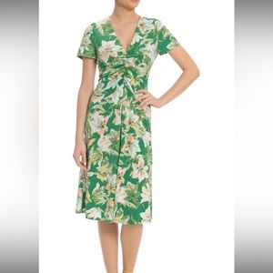 NWT Maggy London Tropical Print Dress